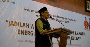 Pemkot Depok melalui Dinas Koperasi Usaha Mikro (DKUM) resmi memulai pelatihan Wirausaha Baru (WUB) pada Senin, 15 Agustus 2022. Dengan jumlah peserta 2.100 orang