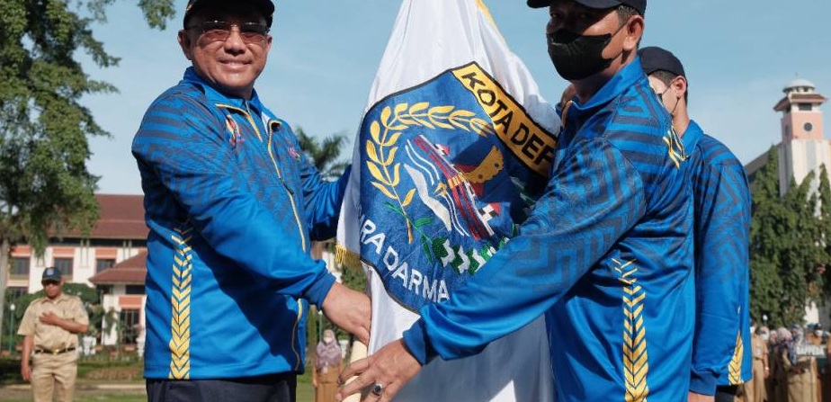 Wali Kota Depok, Mohammad Idris secara resmi melepas 500 atlet dari 41 cabang olahraga (cabor) yang siap bertanding membela Kota Depok pada ajang Pekan Olahraga Provinsi (Porprov) XIV Jawa Barat (Jabar) Tahun 2022
