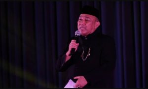 Wali Kota Depok, Mohammad Idris hadiri dan membuka Grand Final Pemilihan Abang Mpok Depok Tahun 2022 di Auditorium JGU Sukmajaya, Sabtu (22/10/2022) malam.