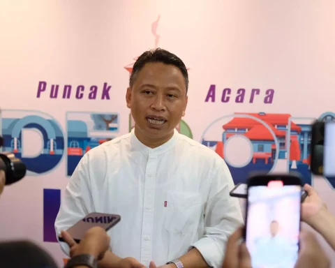 Sekda Depok, Supian Suri usai membuka kegiatan DepICTA. (Istimewa)