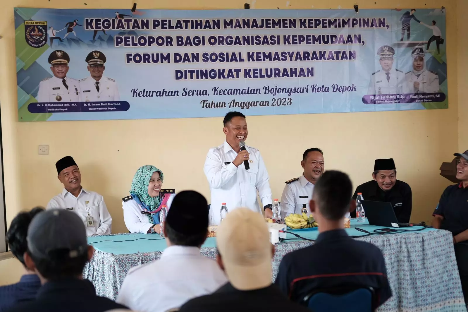 Sekda Depok Supian Suri Sosialisasi di Kelurahan Serua
