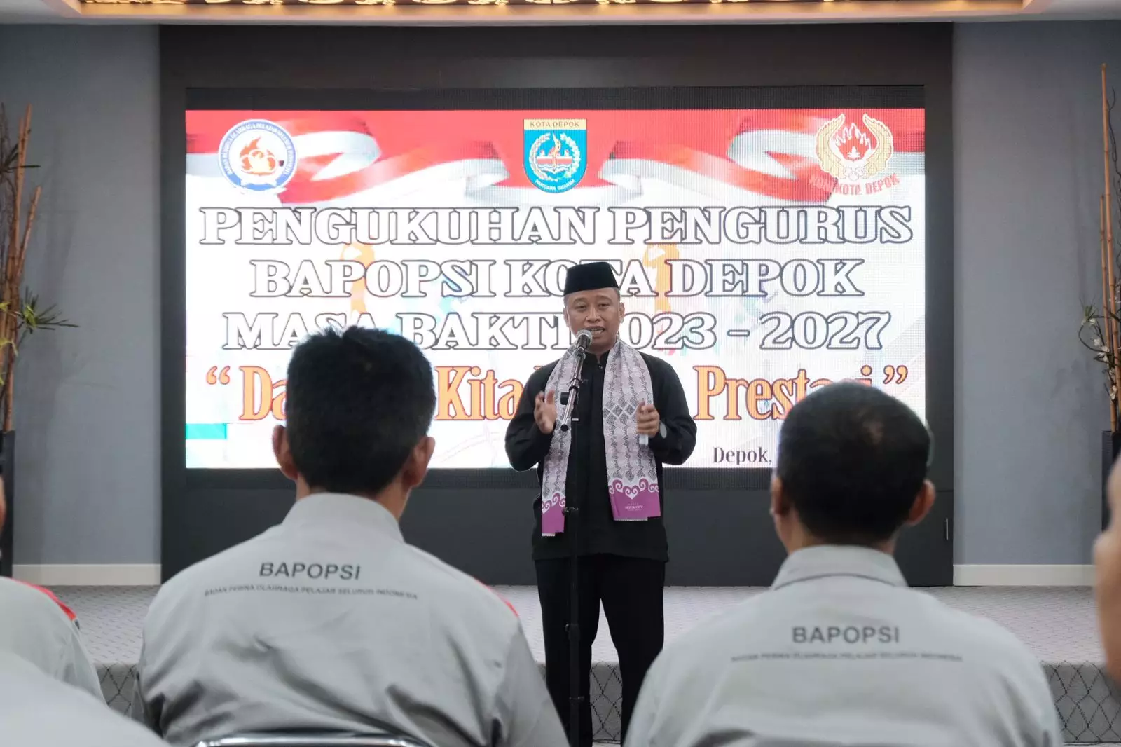 Sekda Depok menghadiri kegiatan BAPOPSI. (isitimewa)