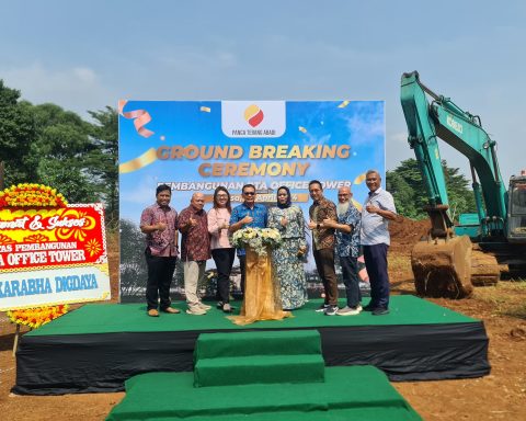 Kegiatan groundbreaking PT Panca Terang Abadi bersama Karabha Digdaya (istimewa)