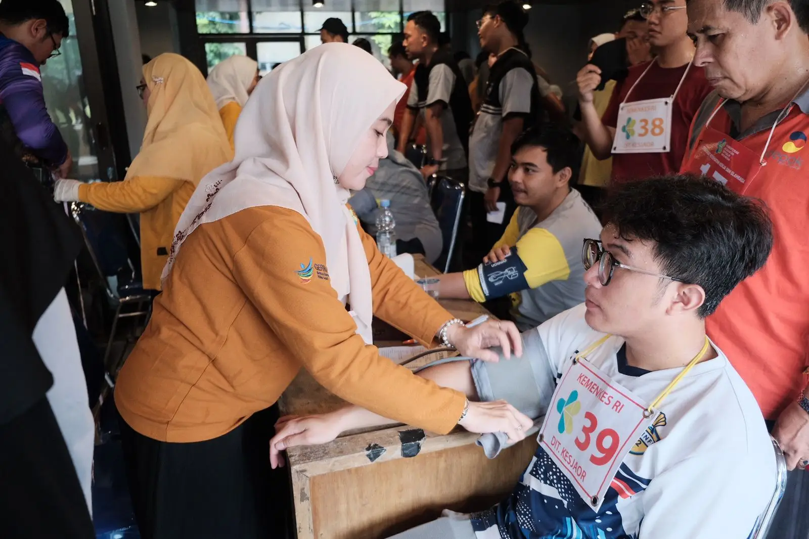 Ilustrasi pemeriksaan kesehatan. (Diskominfo Depok)