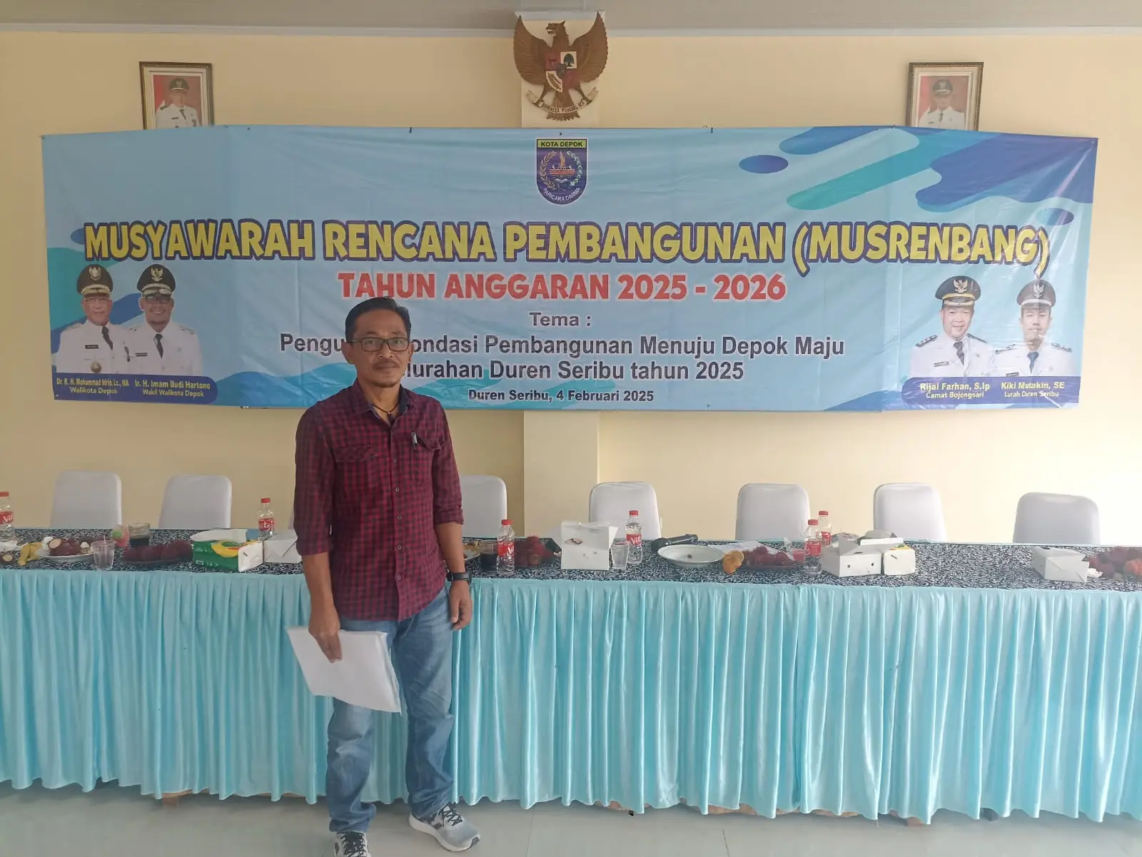 Ketua RW 03 Duser, Saefudin Bakri. (Istimewa)