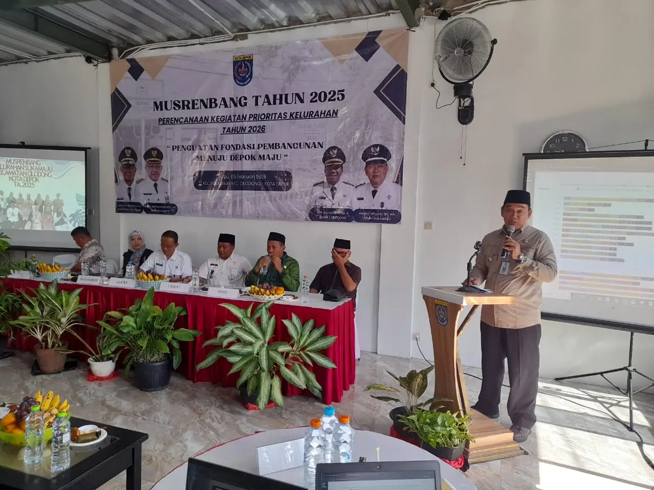 Musrenbang Kelurahan Sukamaju Kecamatan Cilodong. (Kelurahan Sukamaju)