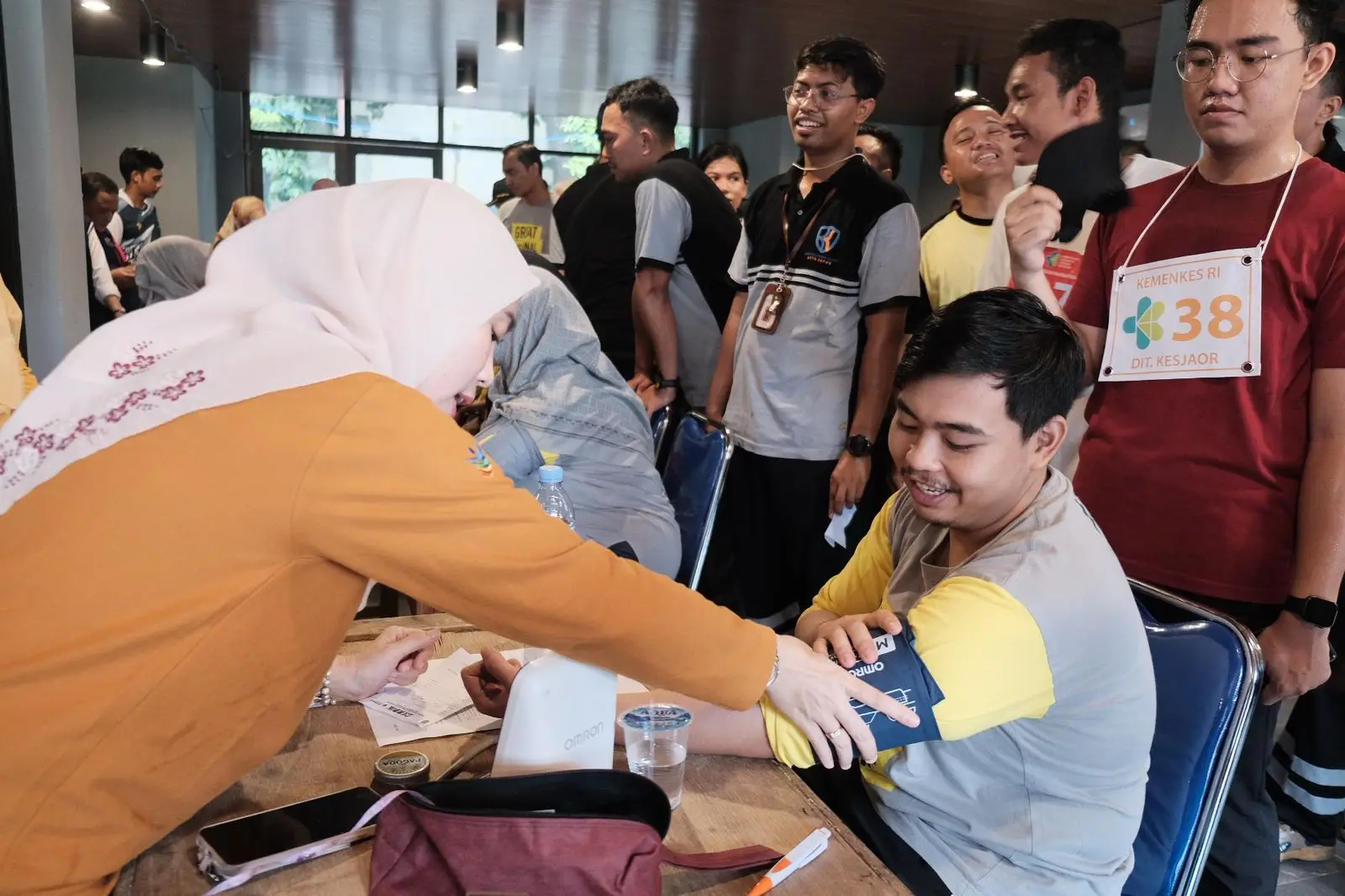 Skrining kesehatan yang diikuti ASN dan Non-ASN di lingkungan Pemkot Depok. (Istimewa)