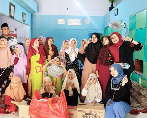 BRI berbagi berkah Ramadan bersama yatim dan duafa di kawasan Lebak Bulus. (Istimewa)
