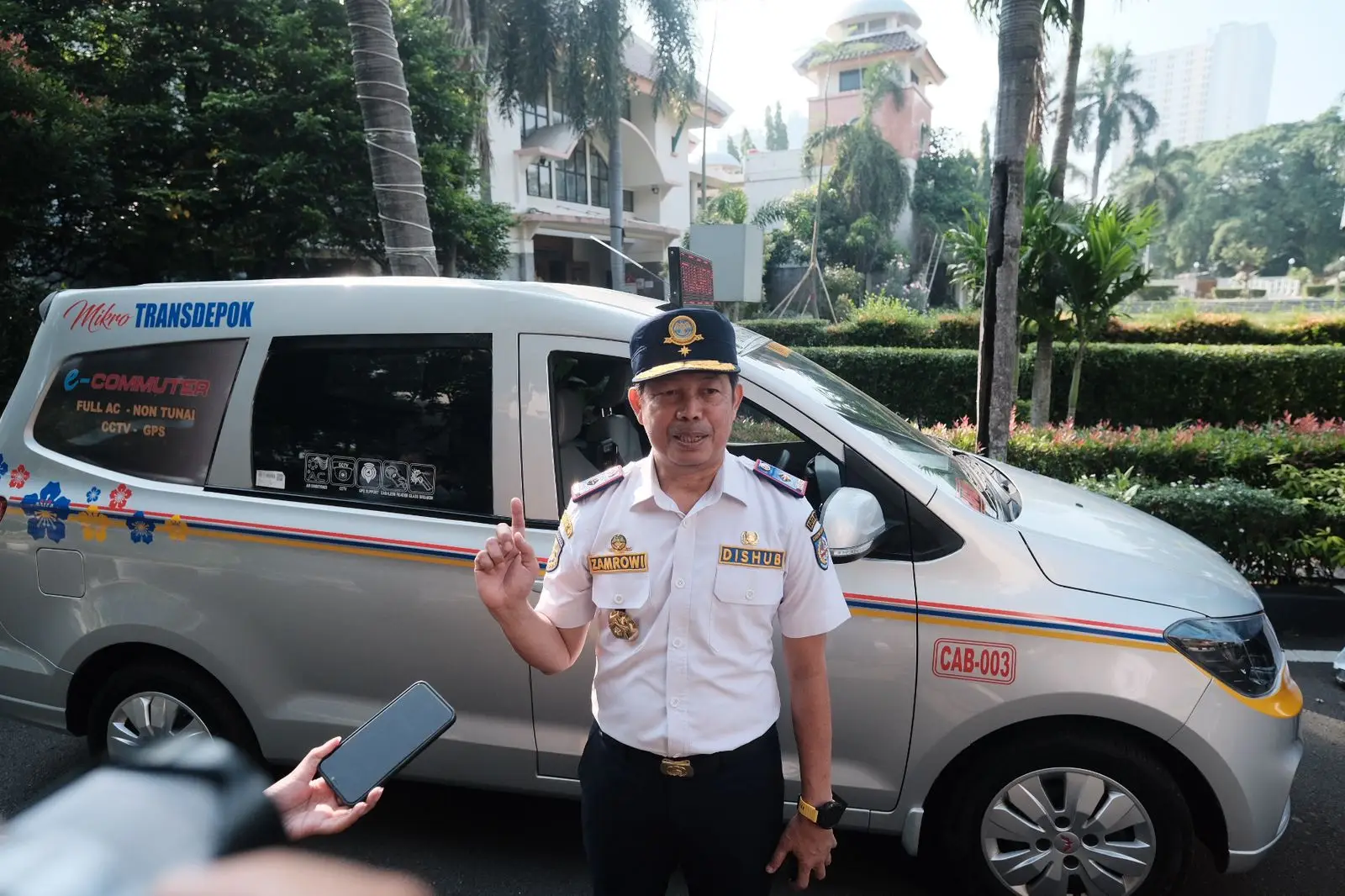 Kepala Dishub Depok, Zamrowi. (Istimewa)