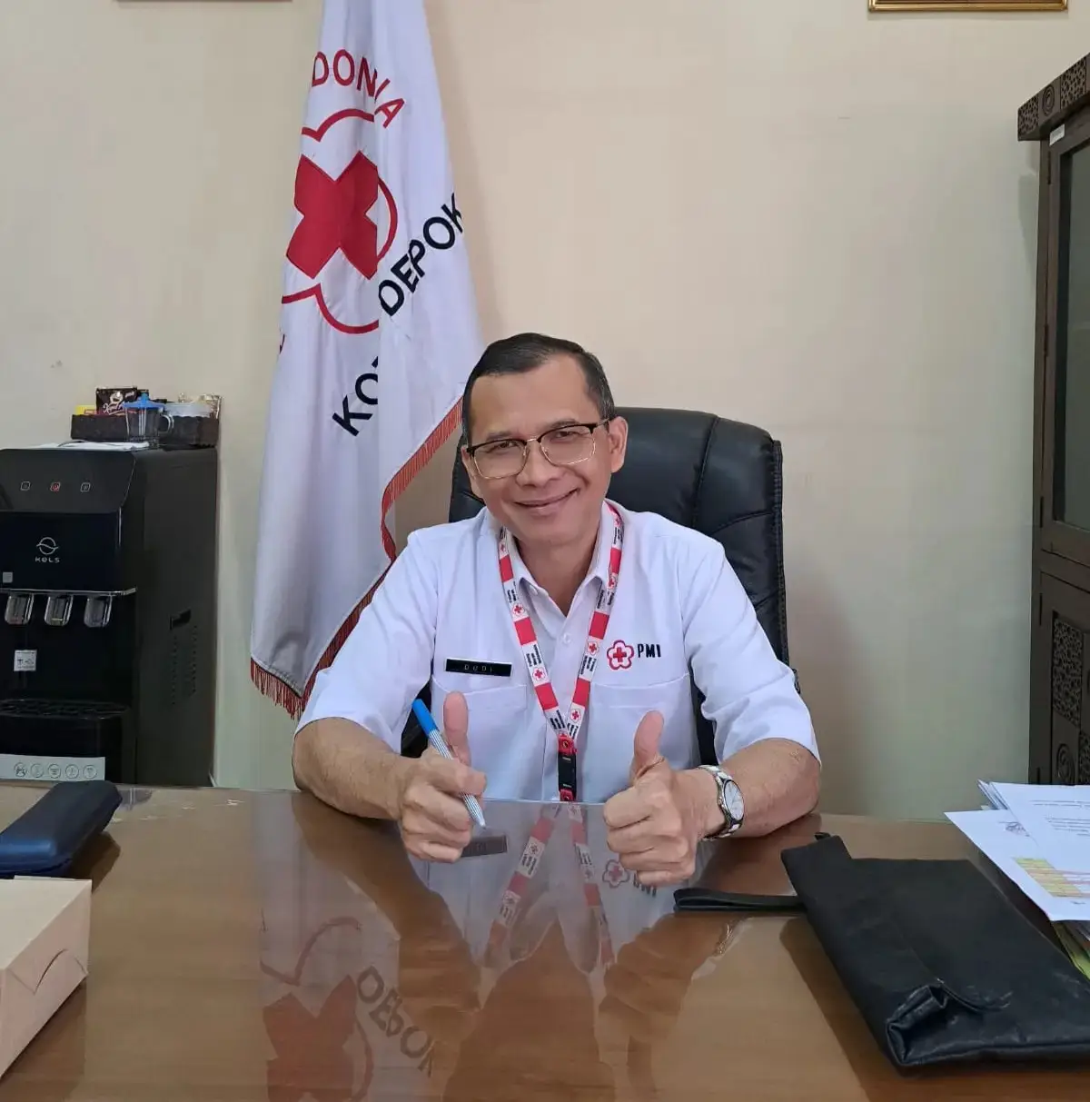 Ketua PMI Kota Depok Dudi Mi'raz. (Istimewa)