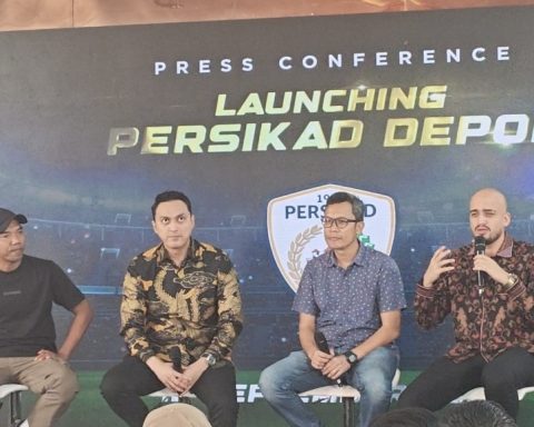 Persikad Depok melaunching tim mereka untuk berlaga di liga dua championship. (Istimewa)