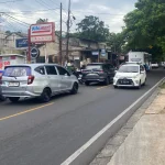 Atasi macet: Inilah jalan Raya Sawangan yang akan diperlebar pada tahun ini untuk mengatasi macet.